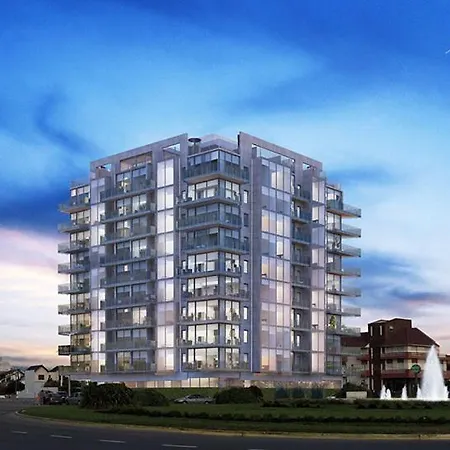 Apartamento Moderno Departamento Nuevo Con Vista Al Mar. Mar del Plata Exterior foto