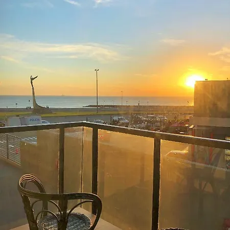 Apartamento Moderno Departamento Nuevo Con Vista Al Mar. Mar del Plata Exterior foto